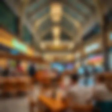 Diverse dining options at Ibn Battuta Mall