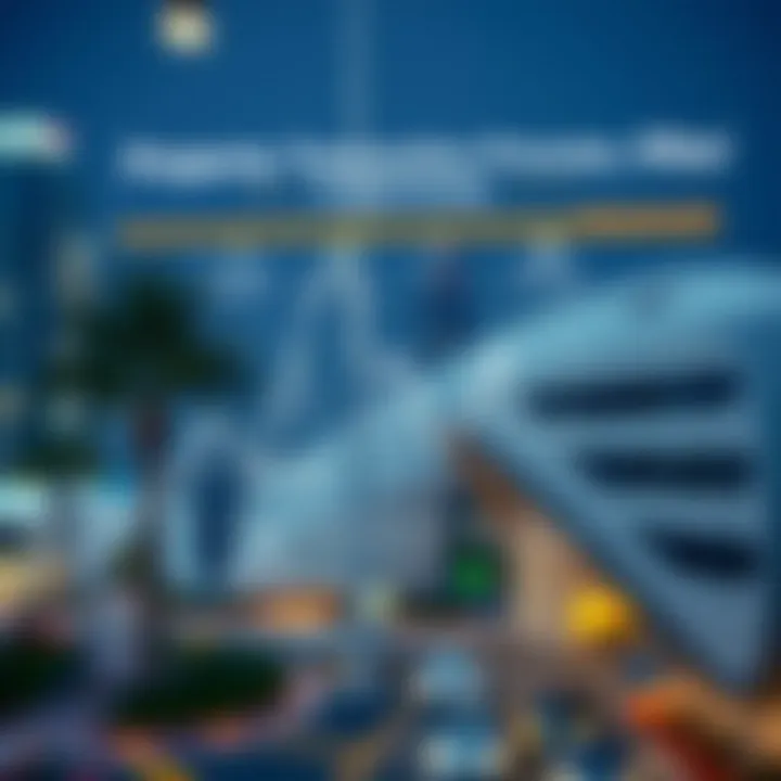 Infographic summarizing property transaction processes in Dubai