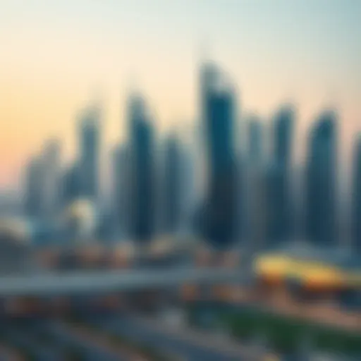 A futuristic skyline of Dubai showcasing advanced architecture