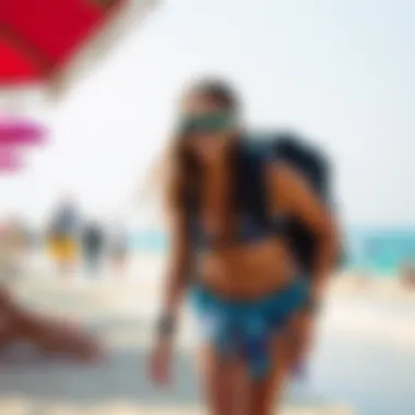 Vibrant beach activities at JBR Beach