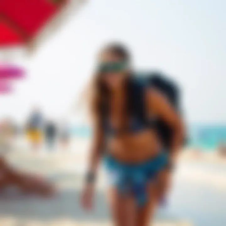 Vibrant beach activities at JBR Beach