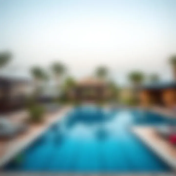 Luxurious community amenities in Emaar Arabian Ranches 3 featuring swimming pool and parks