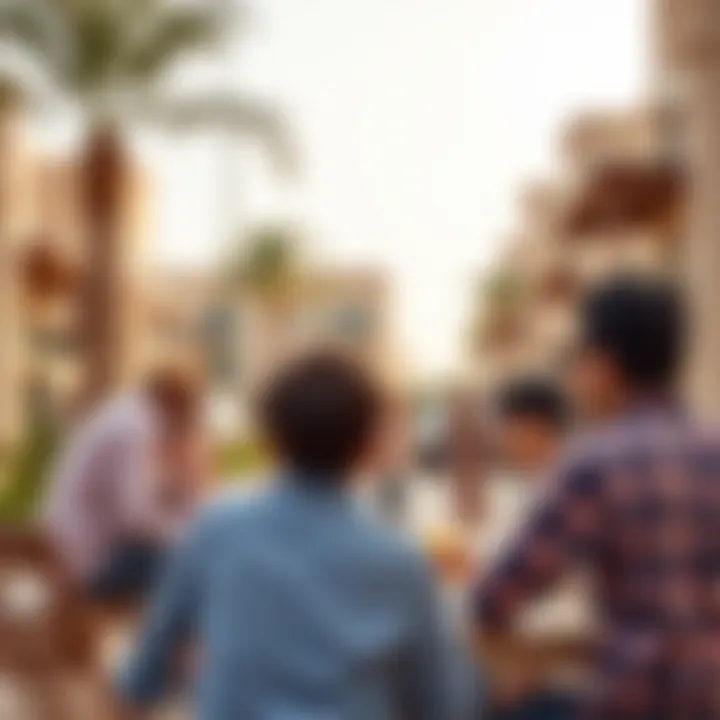 Vibrant community life in Emaar Arabian Ranches 3 depicting social gatherings and outdoor activities