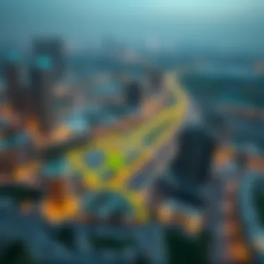 Strategic Location of Emaar South within Dubai Map highlighting Emaar South's strategic location in Dubai