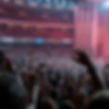 Concert with Enthusiastic Crowd Crowd enjoying a concert at Etihad Arena