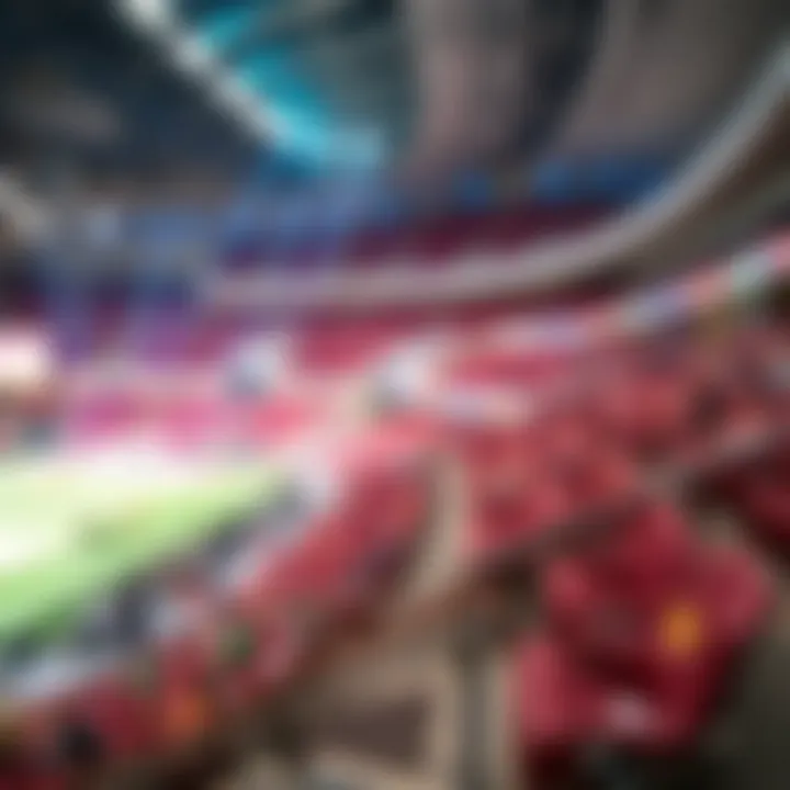 Interior Layout During Live Event Interior layout of Etihad Arena during a live event