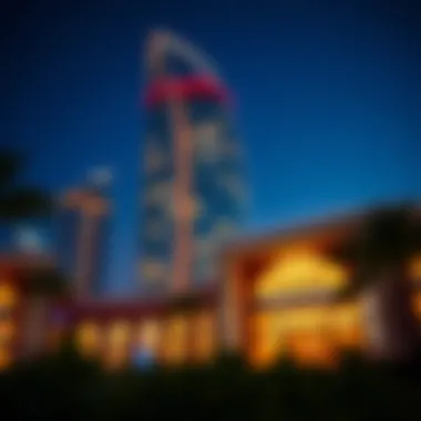 Stunning view of the Latifa Building showcasing modern architectural design