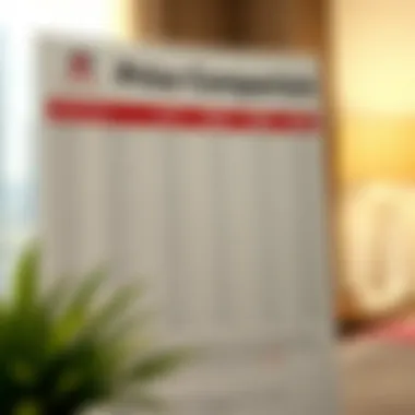 Comparison chart of rental prices in Dubai's bed space market