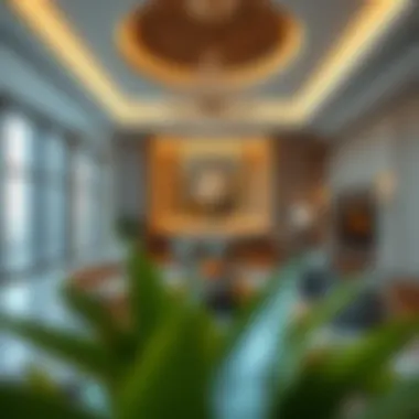 Luxury Interior of Al Majara Tower Interior design showcasing luxury amenities in Al Majara Tower