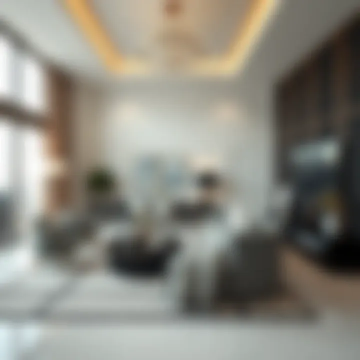 Elegant Interiors of Al Narah Apartments Luxurious living area within Al Narah Apartments showcasing contemporary decor