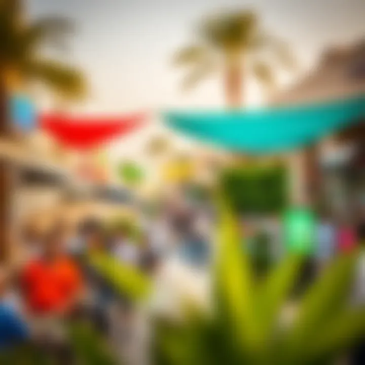 Lively community scene at Al Raha Gardens Plaza