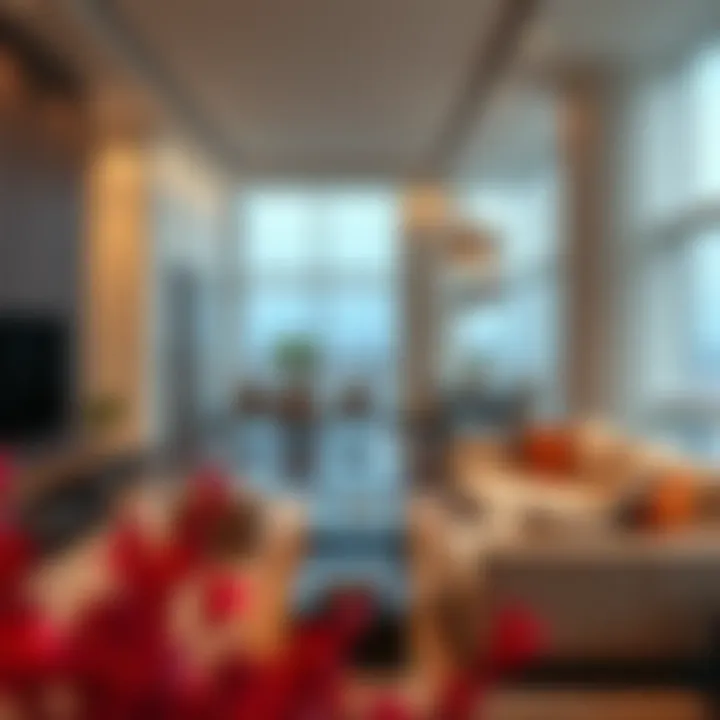 Interior space of Alamir Building featuring modern living and working areas.