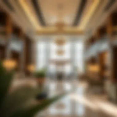 Experience Opulence in the Heart of the Lobby Luxurious lobby of Azur Hotel with elegant dƩcor