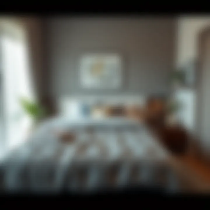 Cozy bed space setup in Al Nahda 2