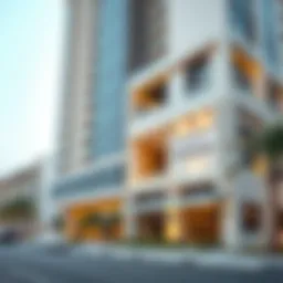 Stunning exterior view of the Bin Suloom Building showcasing its modern design