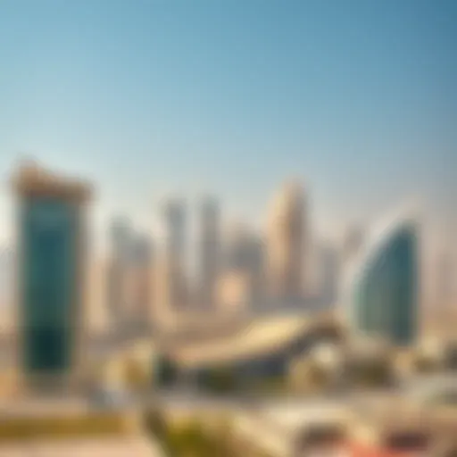 A stunning skyline view of Dubai showcasing Binghatti Contracting's architectural contributions