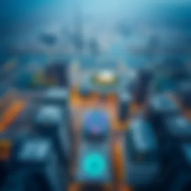 Aerial view of City of Khalifa showcasing modern architecture