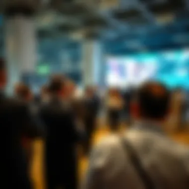 Networking event attended by professionals in Dubai Production City.