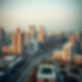 Panoramic view of Creek Heights skyline featuring modern architecture