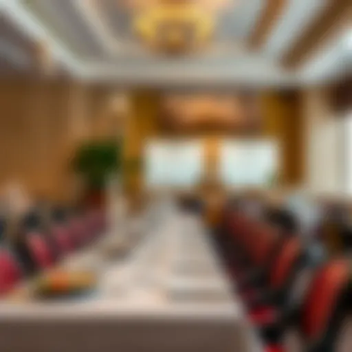 Elegant dining setup at a renowned Indian restaurant in Dubai