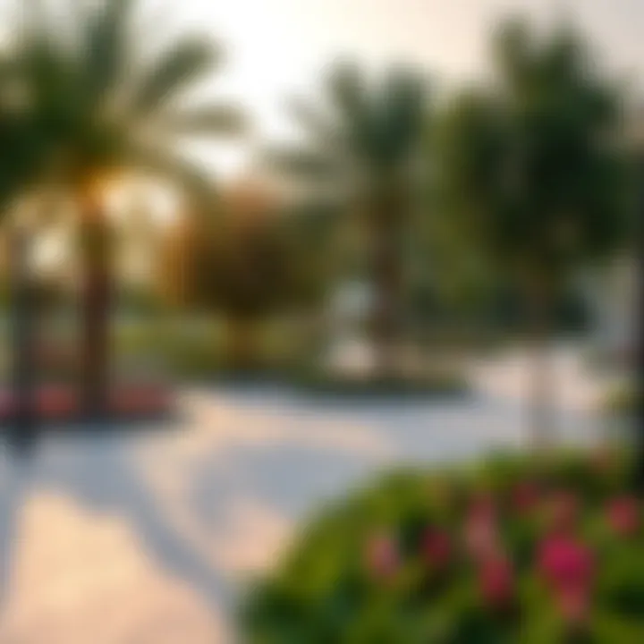 Tranquil parks and recreational areas enhancing community living