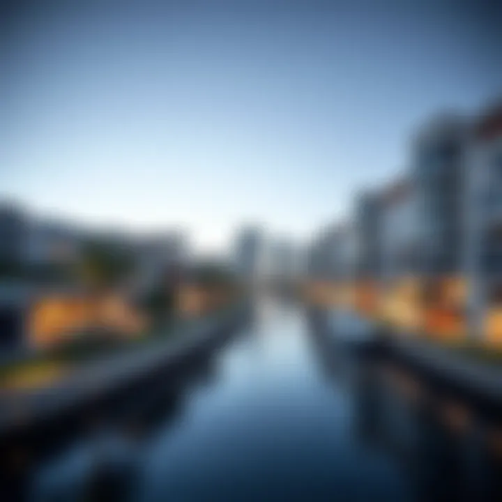 Modern real estate developments in Dubai Golf Creek