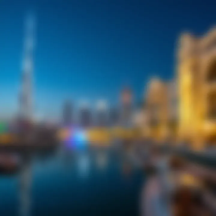 Stunning view of Dubai Golf Creek