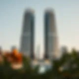 Architectural design of Dubai Science Park Towers showcasing innovation in structure and sustainability