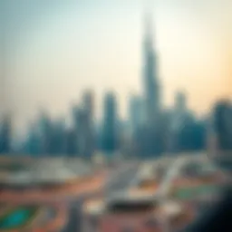 A stunning skyline view of Dubai showcasing modern architecture and luxury.