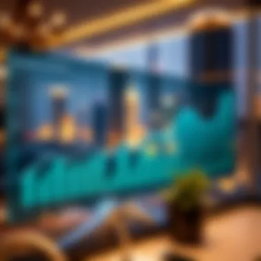 Graphs depicting current trends in Dubai's property market