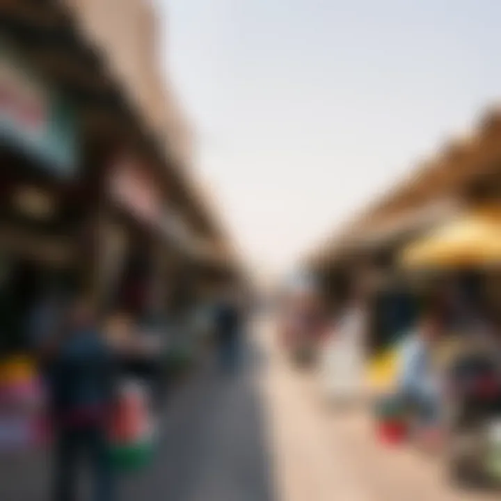 Vibrant local market in East Abu Dhabi