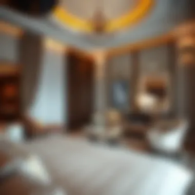 Luxurious furnished room showcasing elegant decor
