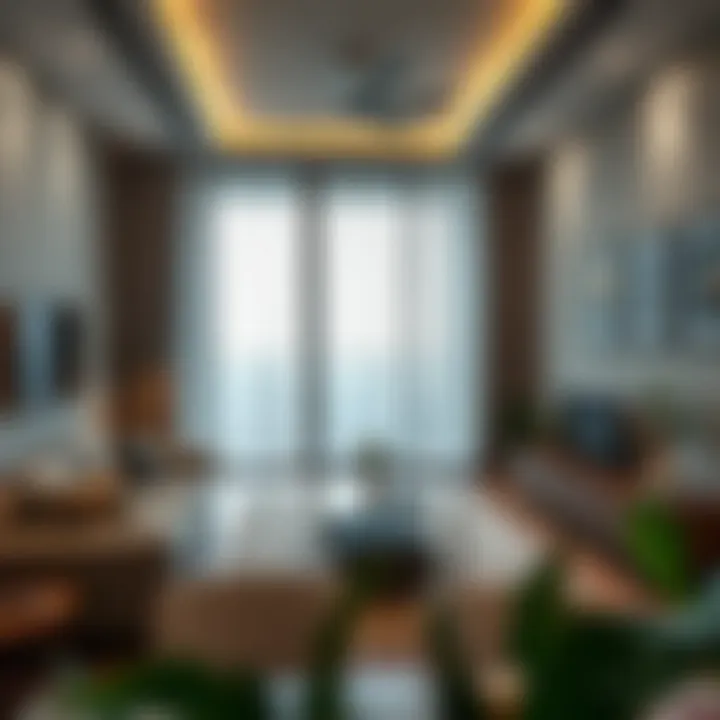 Cozy 2 BHK Apartment Interior Cozy 2 BHK apartment interior with modern furnishings