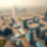 Aerial view of الخالدية showcasing its urban landscape