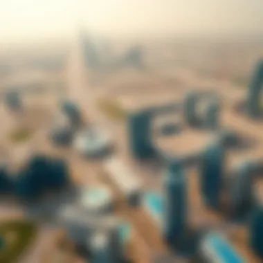 Aerial view of الخالدية showcasing its urban landscape