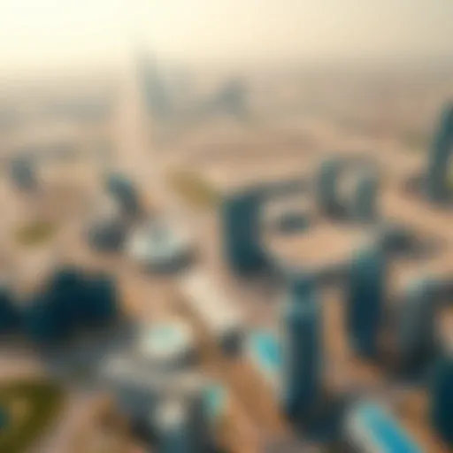 Aerial view of الخالدية showcasing its urban landscape