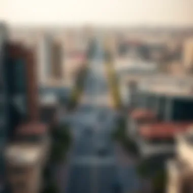 Khalidiya Urban Landscape A panoramic view of Khalidiya showcasing its urban landscape