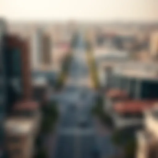 Khalidiya Urban Landscape A panoramic view of Khalidiya showcasing its urban landscape