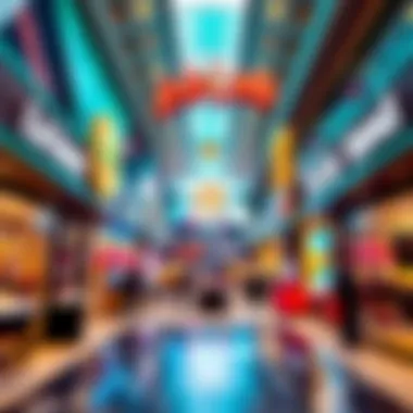 Retail Experience in La La Land Dynamic retail environment in La La Land, Dubai