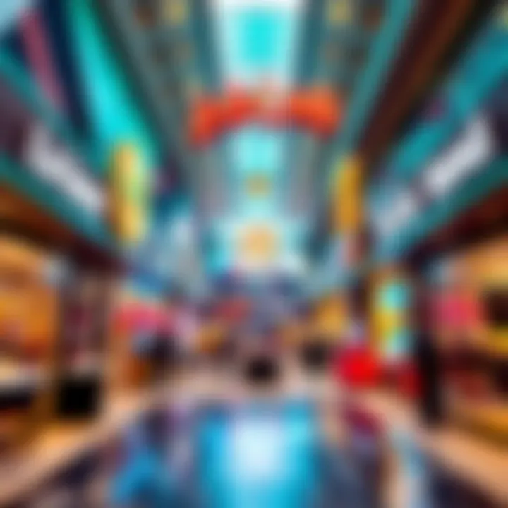 Retail Experience in La La Land Dynamic retail environment in La La Land, Dubai