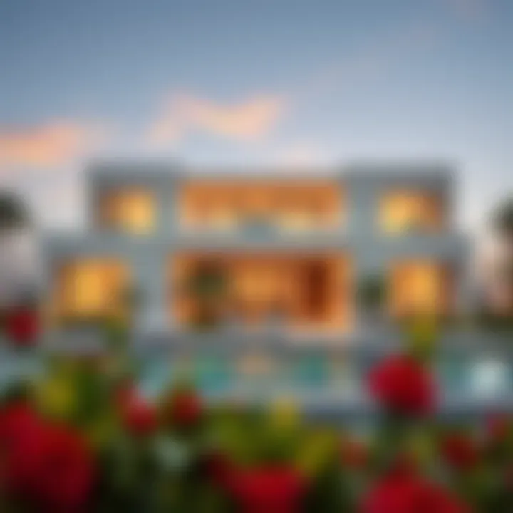 Elegant villa in Layan Community with contemporary design and landscaped gardens