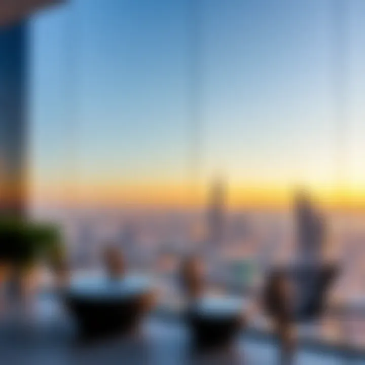 Breathtaking view from Liv Lux overlooking the Dubai skyline