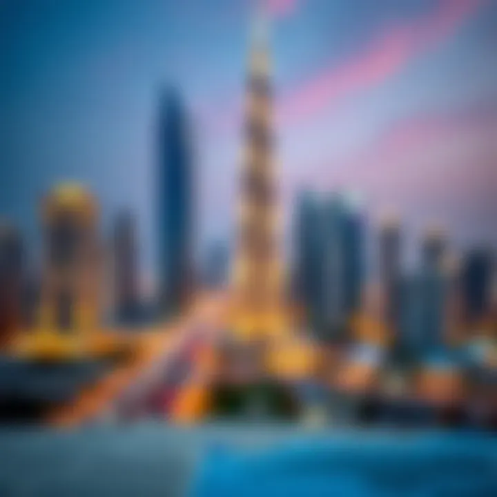 Map highlighting Almas Tower's strategic location in JLT