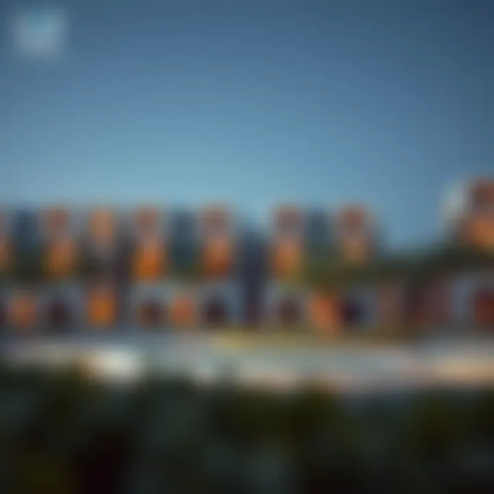 Modern residential complex in Lulu Al Qusais