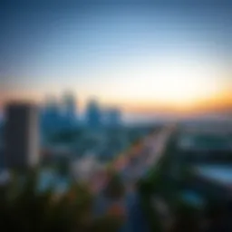 Stunning skyline view of Lulu Al Qusais