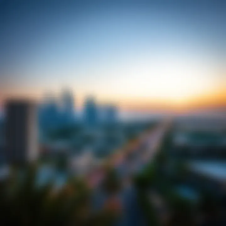 Stunning skyline view of Lulu Al Qusais