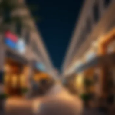 Local shops and cafes contributing to the neighborhood vibe