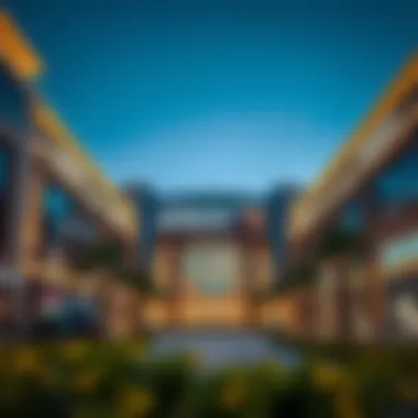 Exterior view of Mirdif City Center highlighting its architectural design