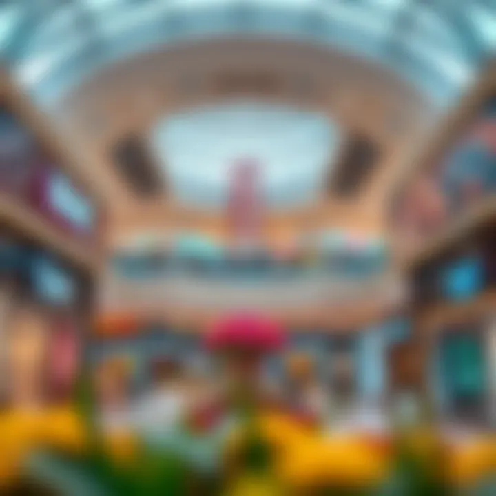 Interior view showcasing the vibrant atmosphere of Mirdif City Center