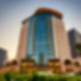 Stunning facade of the Obaidullah Building showcasing modern architecture